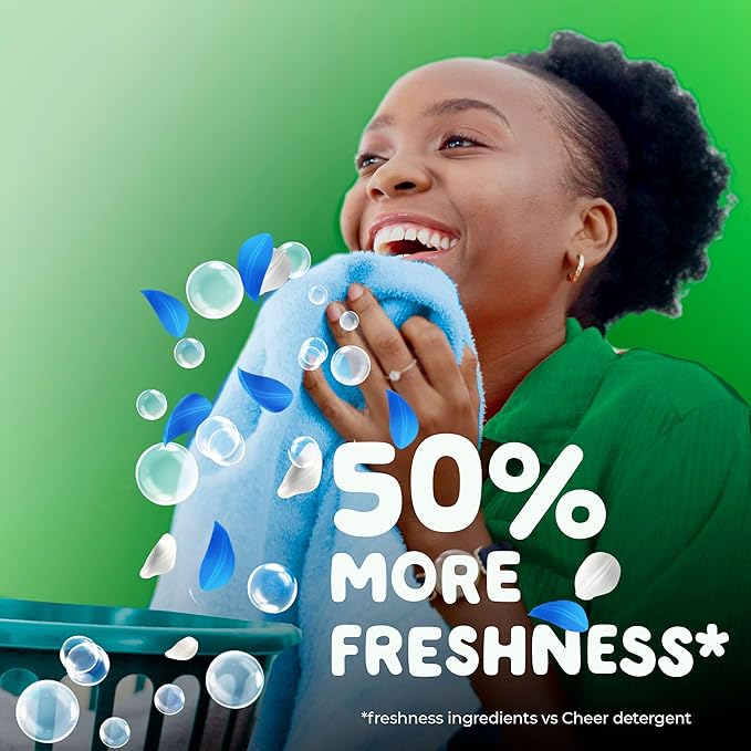Gain Flings Ultra Oxi Laundry Detergent Pacs, 112 Count, Waterfall Delight Scent, with Odor Defense, concentrated laundry soap pacs