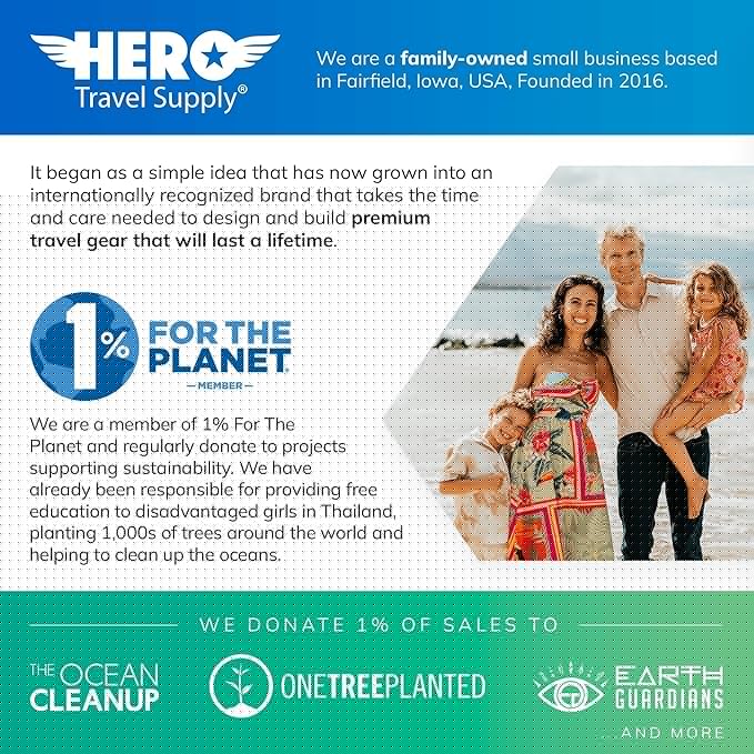 Hero Microfiber Large Beach Towel Compact for Travel (Aquamarine, 40" x 72")