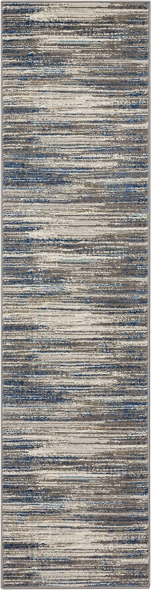 Mohawk Home Nexus Modern Contemporary Abstract Gray 3' 11" x 6' Area Rug Perfect for Living Room, Dining Room, Office