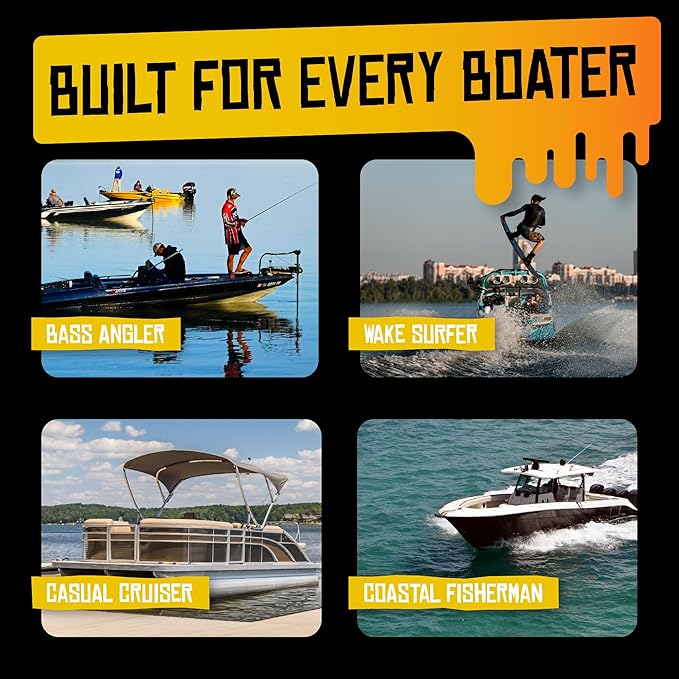 Boat Juice Professional Marine Mildew Stain Remover & Restorer - Boat Cleaner