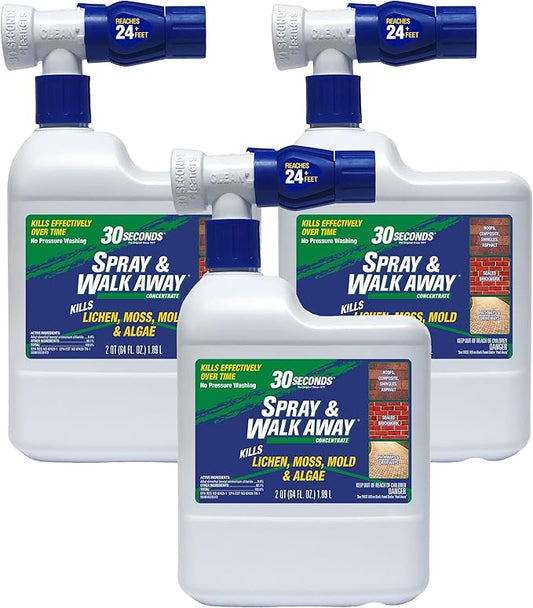 30 SECONDS Spray & Walk Away 64 oz Hose End Sprayer 3 Pack