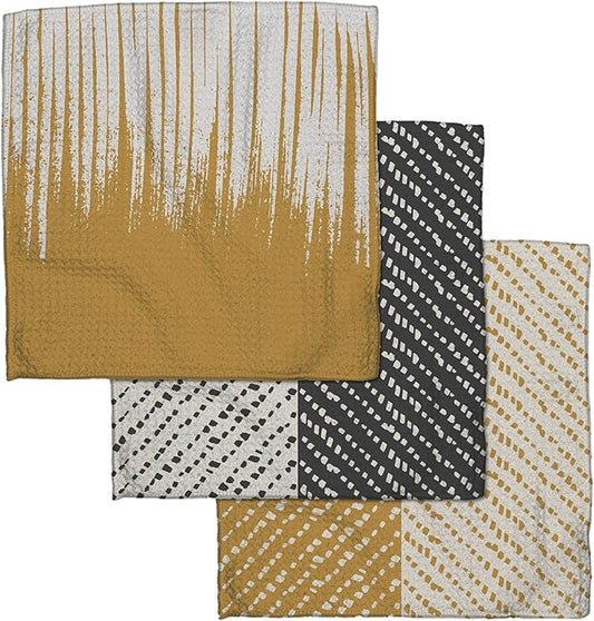GEOMETRY Kitchen Dish Cloths - Quick Dry Dishcloths for Kitchen - Premium Dish Rags with Geoweave - 3-Pack Set This and That