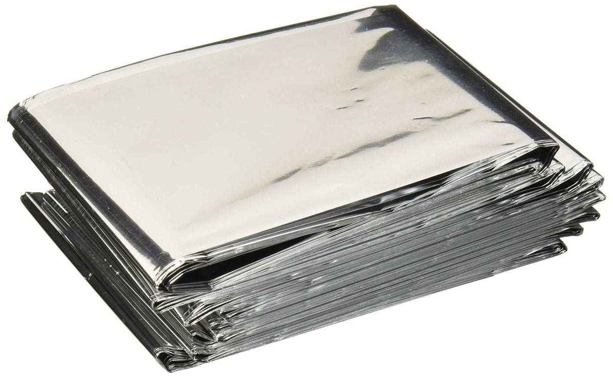 Mylar Men's Emergency Thermal Blankets (10 Pack) - Image 1