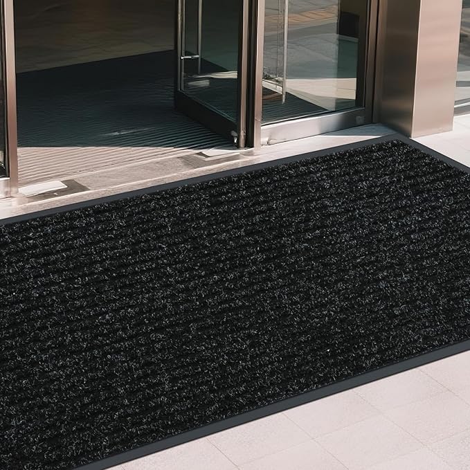 Front Door Mat Indoor Outdoor Entrance, 2ft x 50ft Non Slip Custom Size Outdoor Mat, Commercial Easy Clean Door Mat, Low-Profile Doormat Welcome Floor doormats, Resist Dirt for Front Door Patio Decor