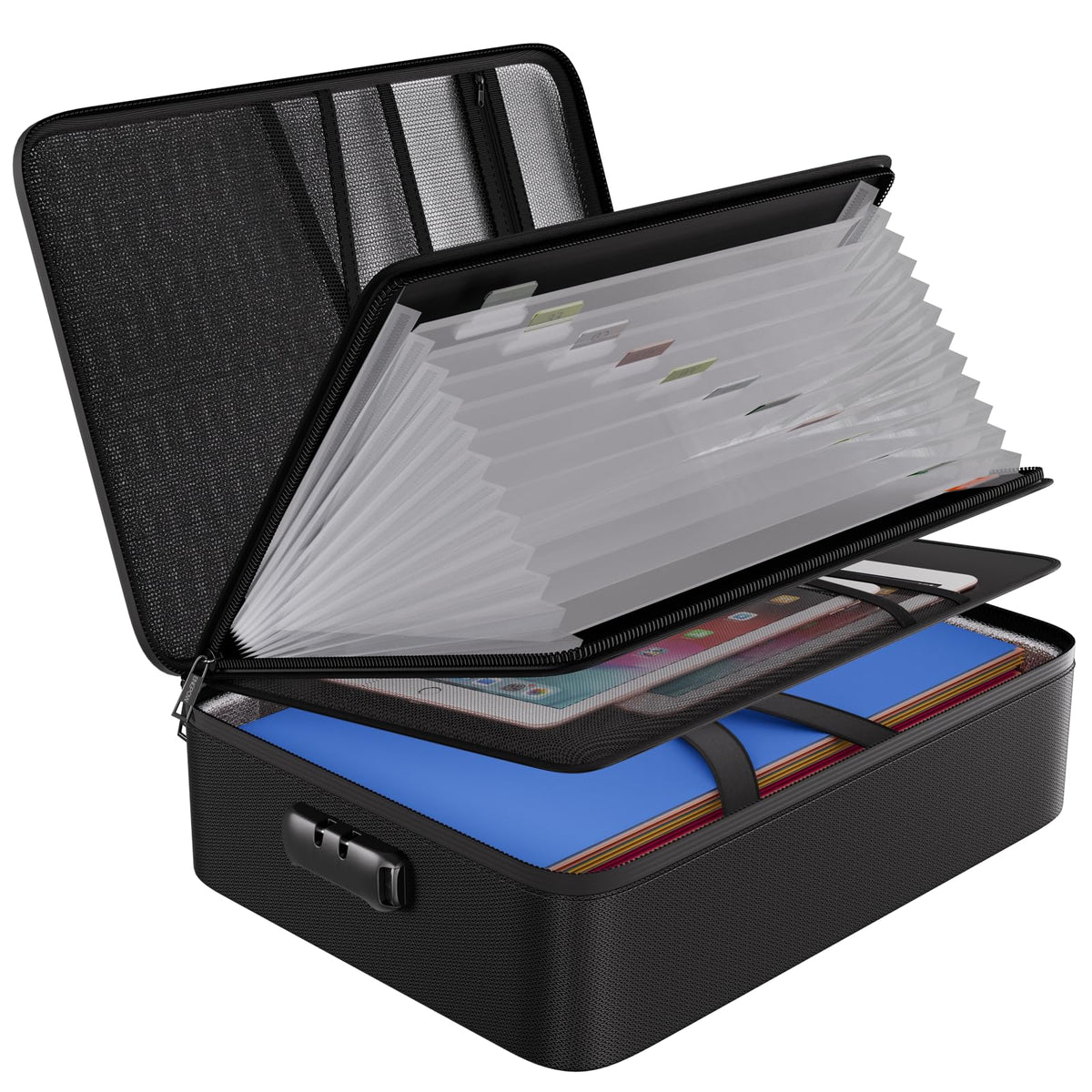 ENGPOW Fireproof Document Organizer Bag with Lock ＆ - Image 1