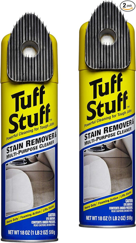 Tuff Stuff Multi-Purpose Foam Cleaner and Stain Remover, 18 Oz. (2)