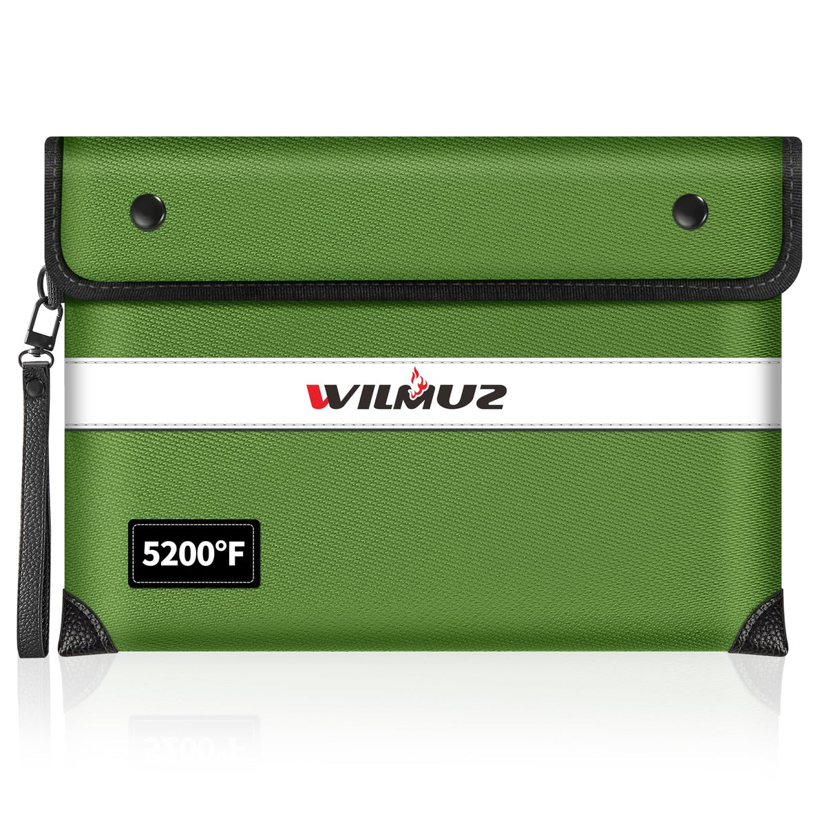 Fireproof Bag Dual Reflective Strips, Waterproof Zipper - Image 1