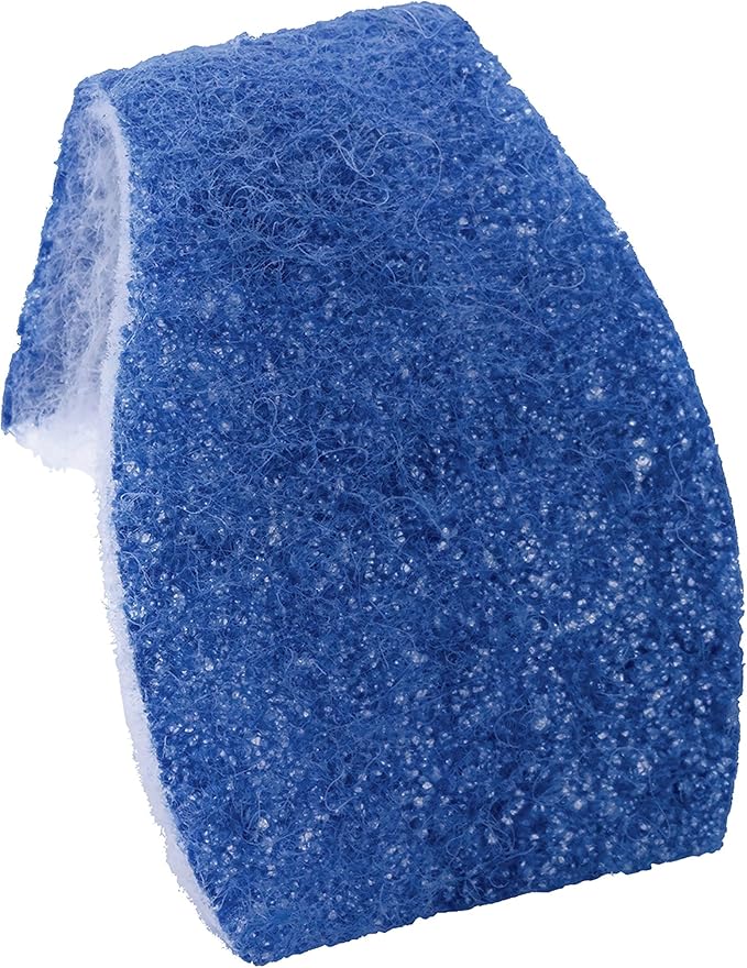 Scotch-Brite Disposable Toilet Scrubber Starter Kit, Disposable Refills with Built-in Bleach Alternative, Includes 1 Handle, Storage Caddy and 5 Refills