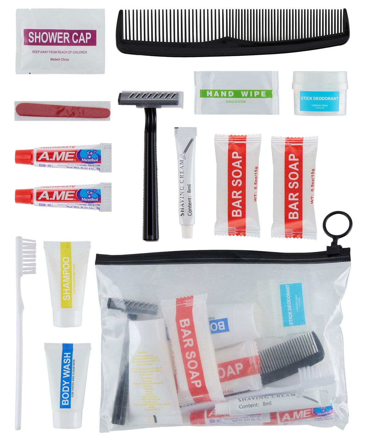 Wholesale Case of 50 Basic Hygiene Kits for Donations – - Image 1