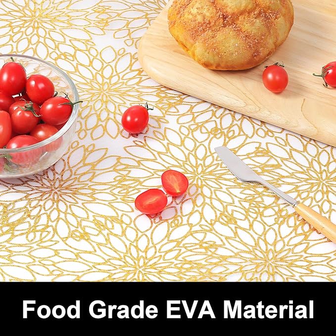 Cooyes Shelf Liner Drawer Liners, Shelf Liners for Kitchen Cabinets, Non Adhesive Cabinet Liner, EVA Waterproof Non-Slip Refrigerator Liners for Kitchen, Drawer（17.5" W x 360" L）