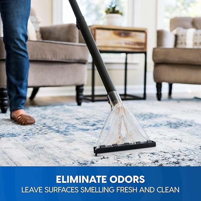 Vacmaster CCS03 Carpet Cleaner Shampoo Solution, 64 oz Spot & Stain Formula for All Carpets, Upholstery & Area Rugs
