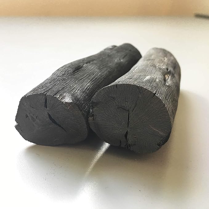 IPPINKA Binchotan Charcoal from Kishu, Japan - Water Purifying Sticks, 2 Pack - Each Stick Filters up to 3 Liters of Water