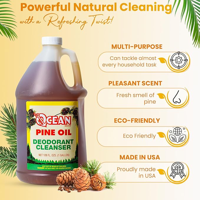 Pine Oil Cleaner Concentrate Deodorizer, 128 fl oz