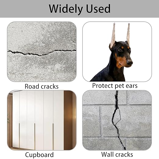 Backer Rod 1/4 Inch, 100' EPDM Rubber Caulk Saver Backer Rod Foam Strip Rope Seal for Concrete Joints, Wall Cracks, Driveway and Joint Fillers(White, 100')
