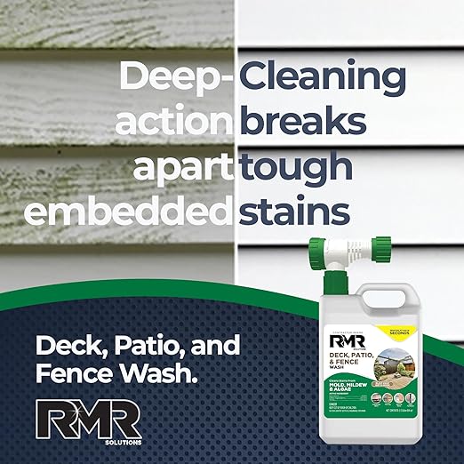 RMR Deck, Patio & Fence Wash - Commercial Grade Outdoor Stain Remover