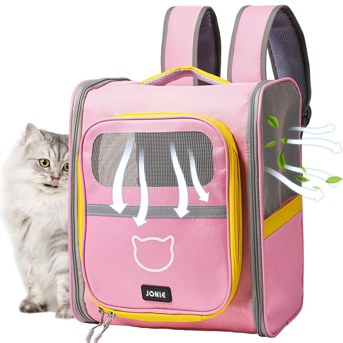 Vivicreate Cat Backpack Carrier for Dogs and Cats Kittens - Image 1