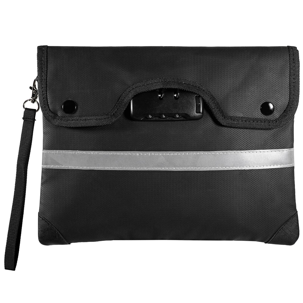 HOMELYLIFE Fireproof Document Money Bag, Waterproof Zipper Pouch - Image 1