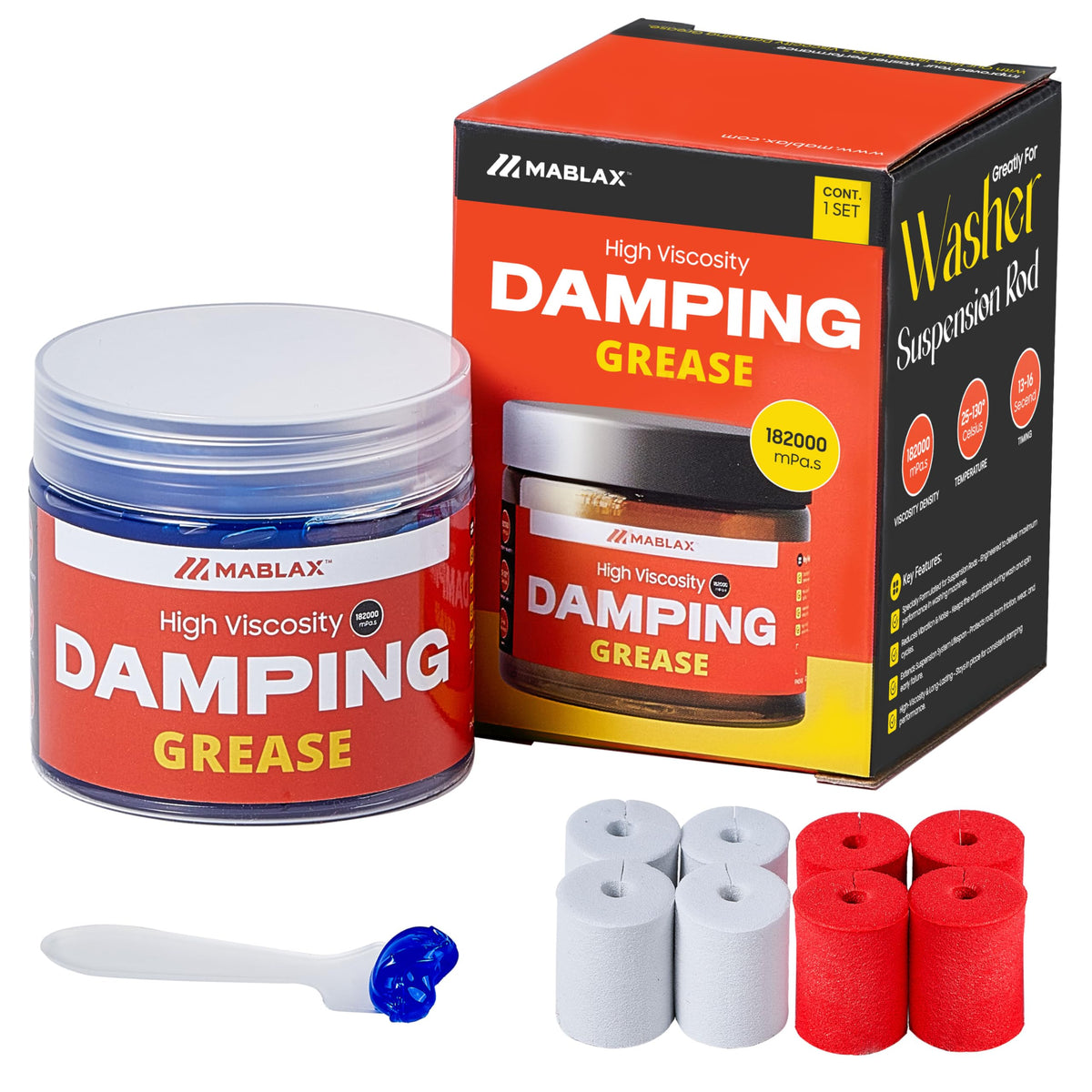 Damping Grease Kit for Washing Machine Suspension Rods - Image 1