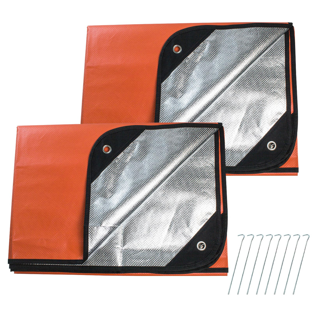 60"x82" Insulated Tarp Heavy Duty Emergency Blanket - Image 1