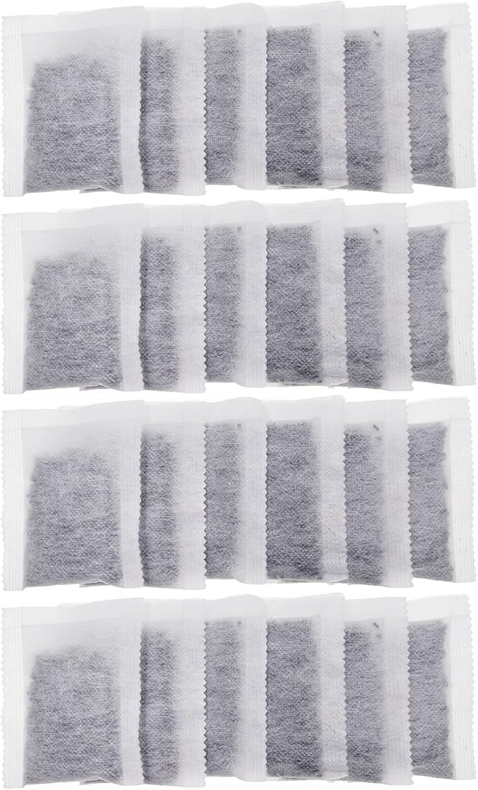 24 Pack Replacement Activated Charcoal Distiller Filters - Coconut Shell Activated Carbon Filter Sachets -Compatible with Megahome and other Countertop Distillers