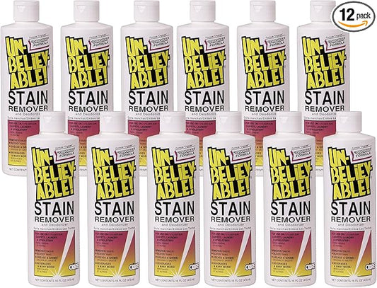 UNBELIEVABLE! Stain Remover; Pint; SR100 Case of 12