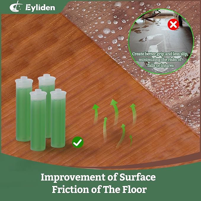 Eyliden Spray Mop with Cleaner Solution | 40ml Bio-Enzyme Floor Cleaner Concentrate - pH Neutral, 2 Microfiber Pads, Long-Lasting Freshness, Effective All-in-One Wet Mops Safe for All Floor Cleaing