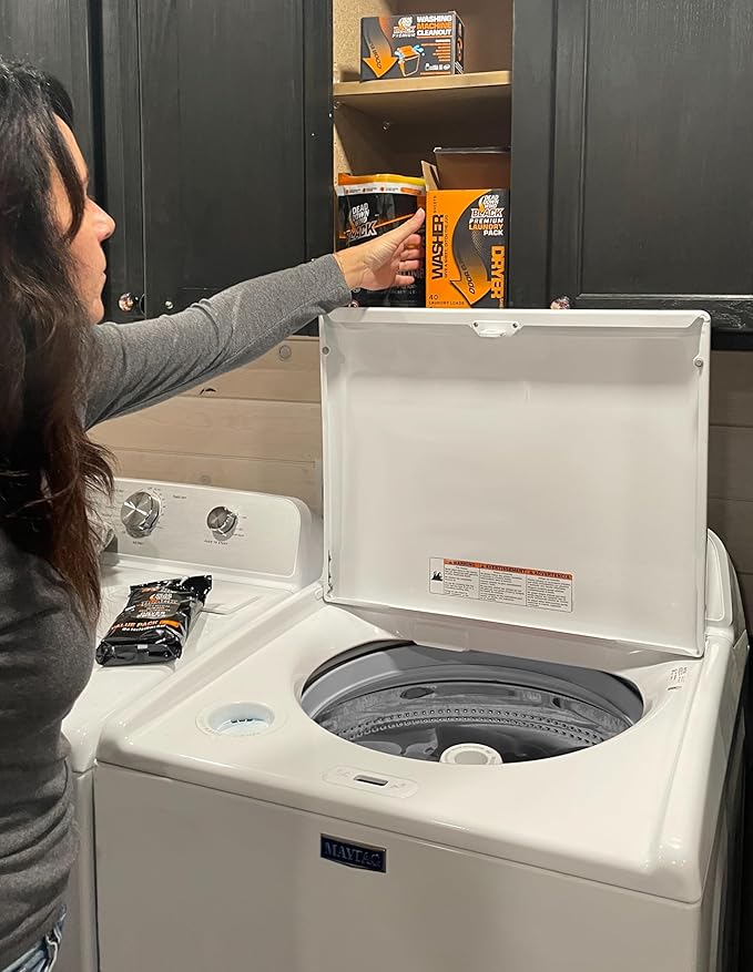 Dead Down Wind BLACK Premium Unscented Laundry Detergent Sheet/Dryer Sheet Combo for Washing up to 60 Loads