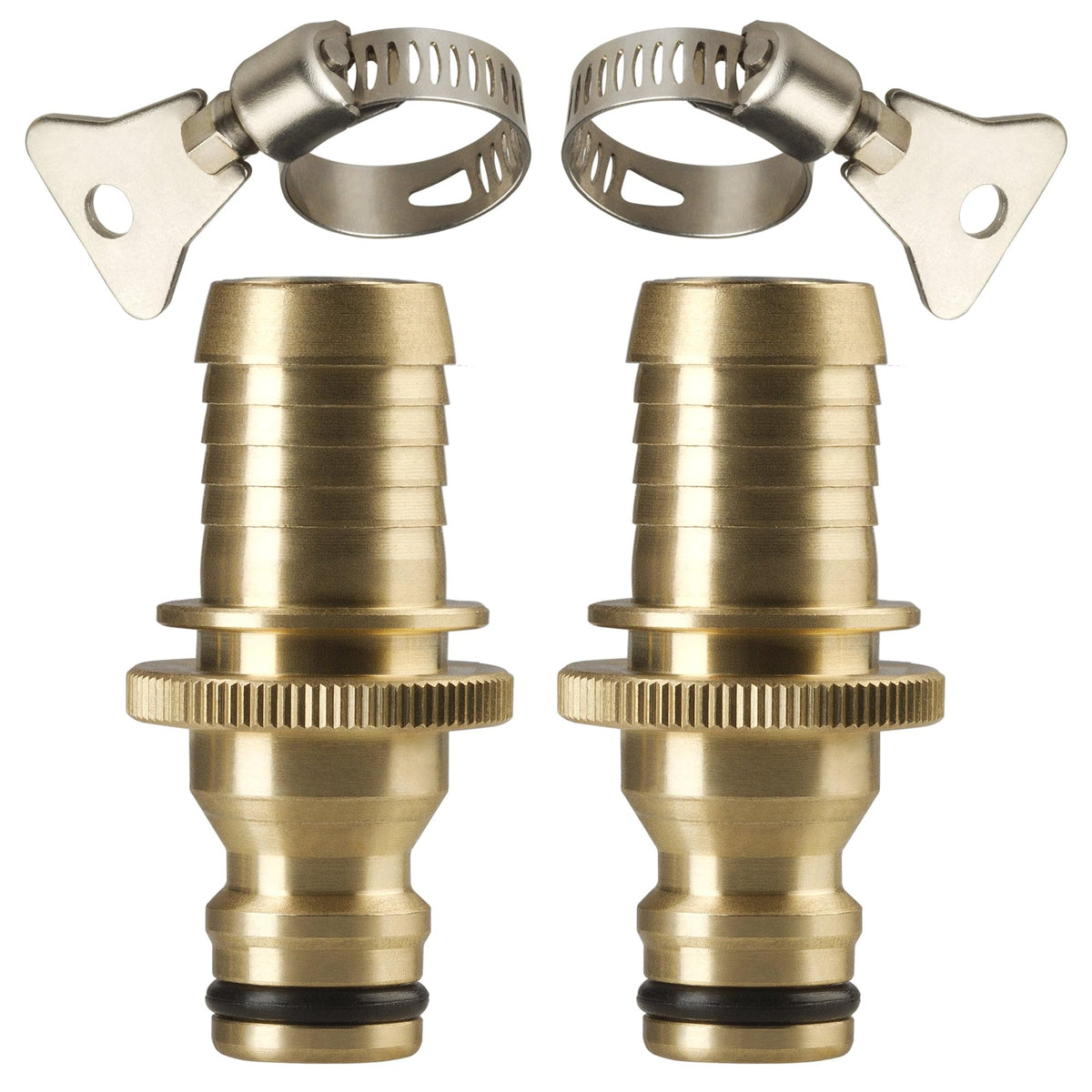 Quick Connect Garden Hose Repair Kit Barbs with Integrated - Image 1