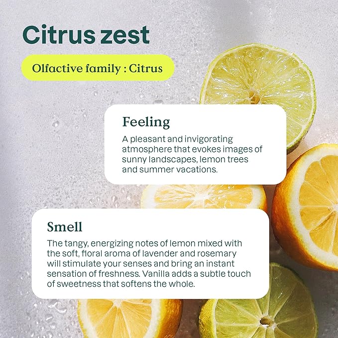 Bundle of ATTITUDE Nature +, Hypoallergenic Daily Shower & Tile Cleaner, Citrus Zest, 27.1 Fluid Ounce + Bulk Refill 135.26 Fl Oz