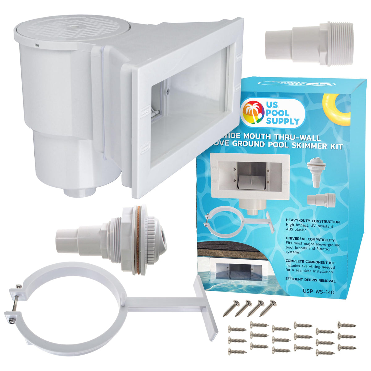 U.S. Pool Supply Wide Mouth Thru-Wall Above Ground Pool | Home Repair - Image 1