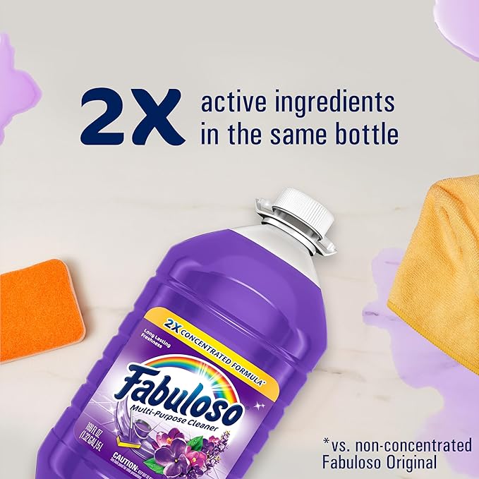 Fabuloso Multi-Purpose Cleaner 2x Concentrated, Lavender - 169 fl oz, 3 count