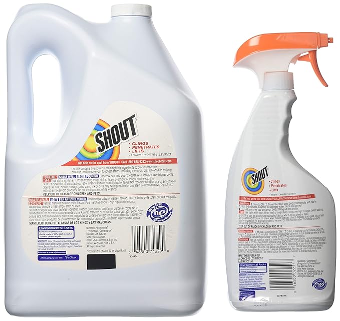 Shout Trigger Spray + Refill, 194 Fluid Ounce