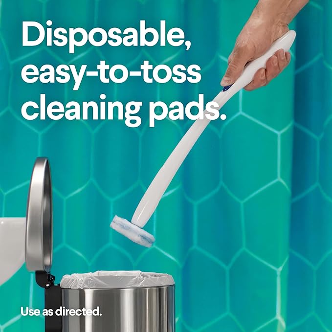 CLOROX ToiletWand Toilet Cleaner Refills, Toilet brush, Rainforest Rush, 10 Count (Pack of 6)