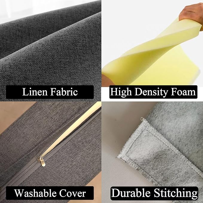 Bed Gap Filler for Headboard Space Filler Bed Crack Pillow Stopper Wall Side Mattress Extender Memory Foam Mattress Gap Filler Full Bed 54x8x8 Inches