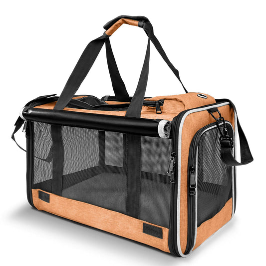 Dog Carry Bag Puppy, Pet Soft-Shell Portable Kennel Crate - Image 1