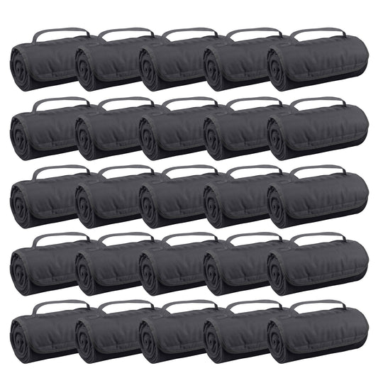 25 Ct of Roll-Up Blankets for Camping, Travel - Image 1