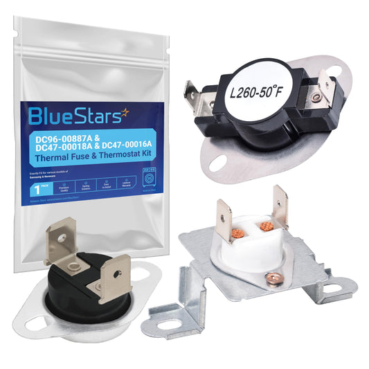 [Upgraded] BlueStars DC96-00887A Dryer Thermal Fuse & - Image 1