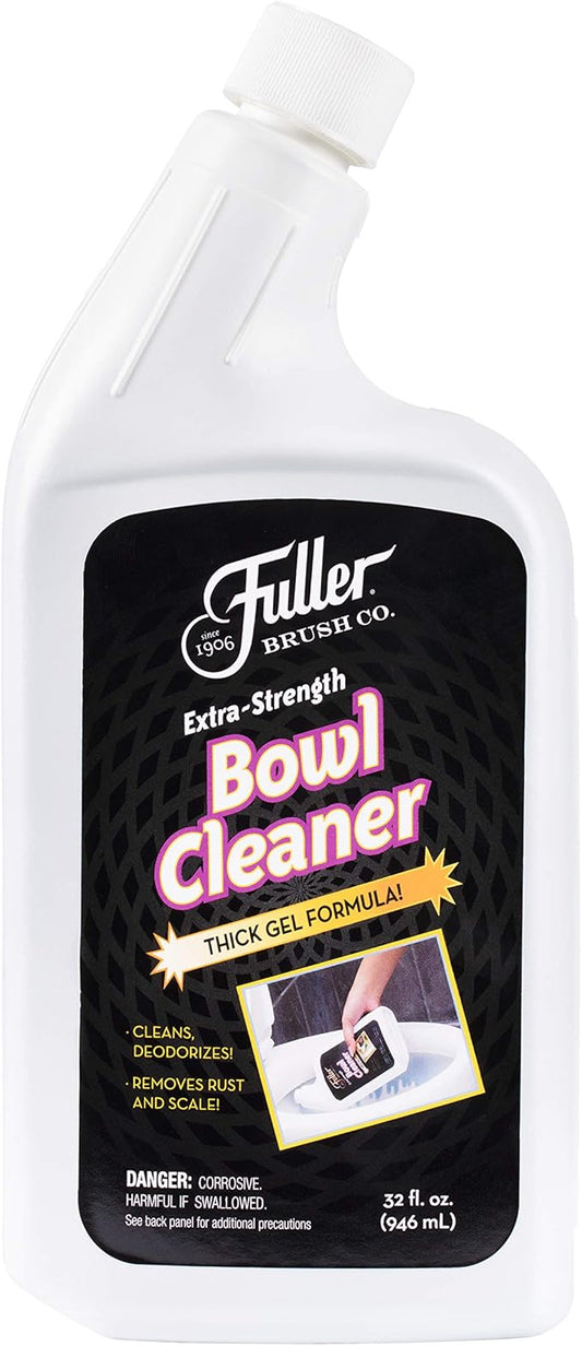 Fuller Brush Extra-Strength Toilet Bowl Cleaner Gel – Thick Clinging Formula Removes Rust, Stains & Scale, Bathroom Cleaner with Fresh Peppermint Scent (Pack of 1)
