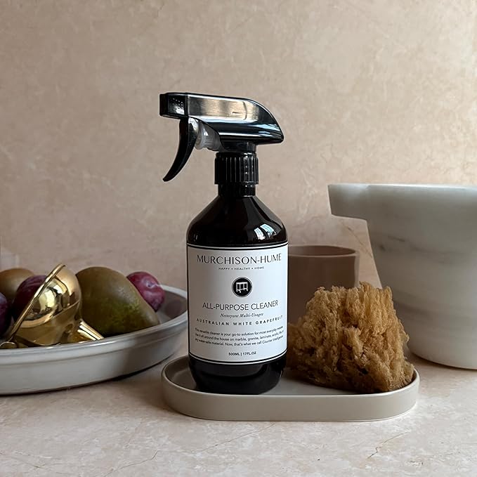 Murchison-Hume All Purpose Cleaner – Plant-Based Multi Surface Spray, Granite & Marble Safe, Non-Toxic for Kitchen, Bathroom & Home – Australian White Grapefruit