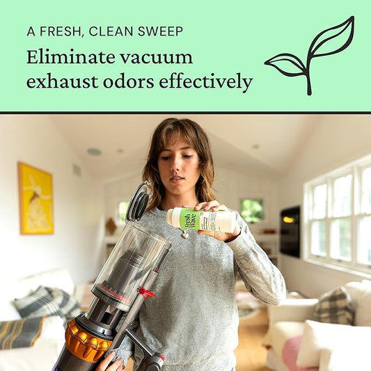 Vacuum Odor Eliminating Beads 5.25oz | Natural Plant-Based Deodorizer | Keeps Vacuum Fresh