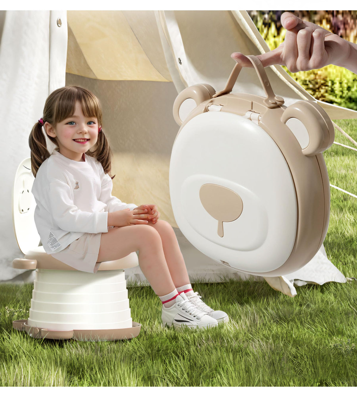 Travel Potty Seat for Toddler，Foldable Car Potty | Travel Essentials - Image 1
