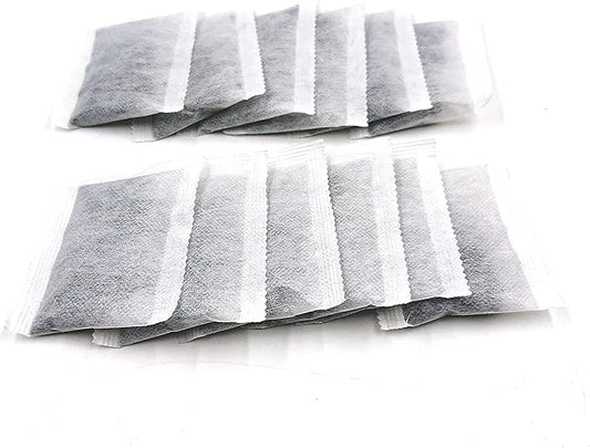 12 Pack Activated Charcoal Distiller Filters -Coconut Shell Activated Carbon Filter Sachets -Compatible with Megahome and other Countertop Distillers