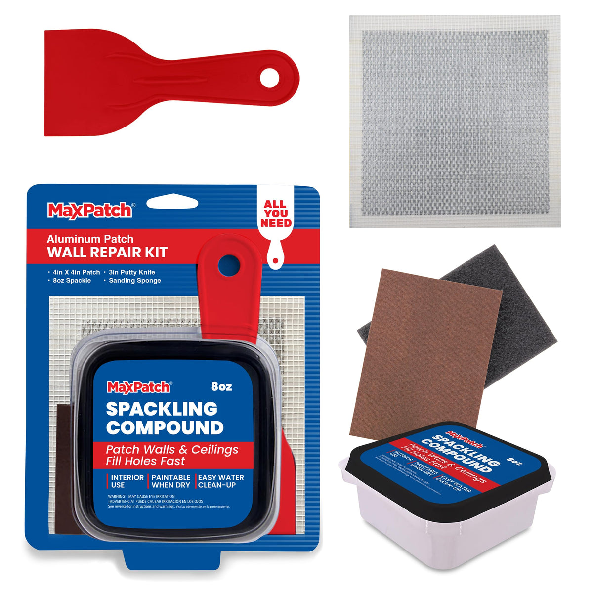 MaxPatch® Drywall Repair Kit, 4-Piece Set – Includes | Home Repair - Image 1