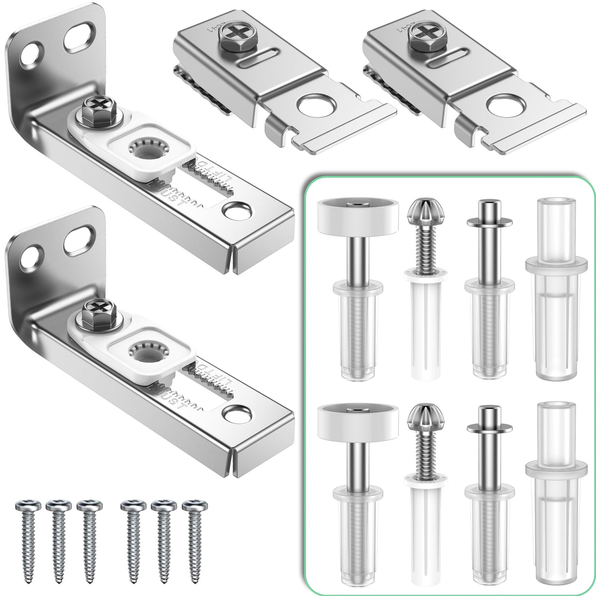 Bifold Door Hardware Repair Kit - 2 Pack Bi-fold Sliding | Home Repair - Image 1