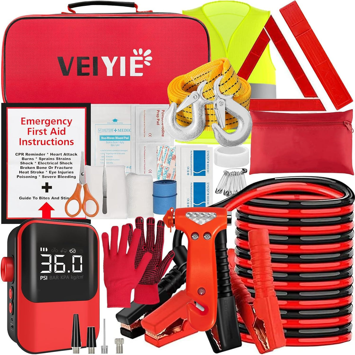 Roadside Emergency car kit for Vehicles, Car First Aid - Image 1