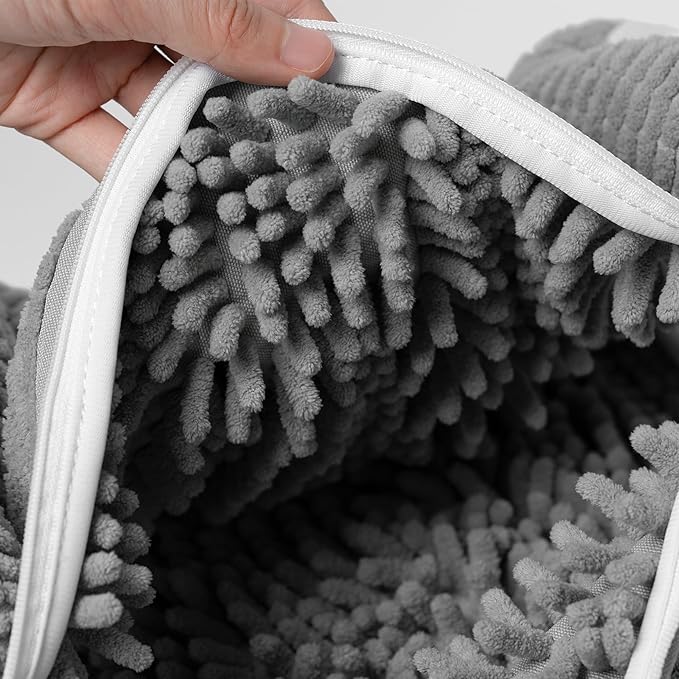 Shoe Washing Machine Bag, 2pcs Cabbirx Laundry Shoe Bag for Washer and Dryer Reusable, 360° Deep Cleaning With Durable Zipper, Washer Balls Include, Small Size for Kids (Gray, Kids)