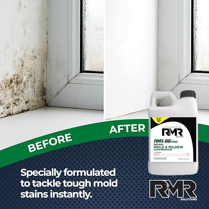 RMR-86 Pro Instant Mold & Mildew Stain Remover - Contractor Grade 2.5 Gallon 2-Pack