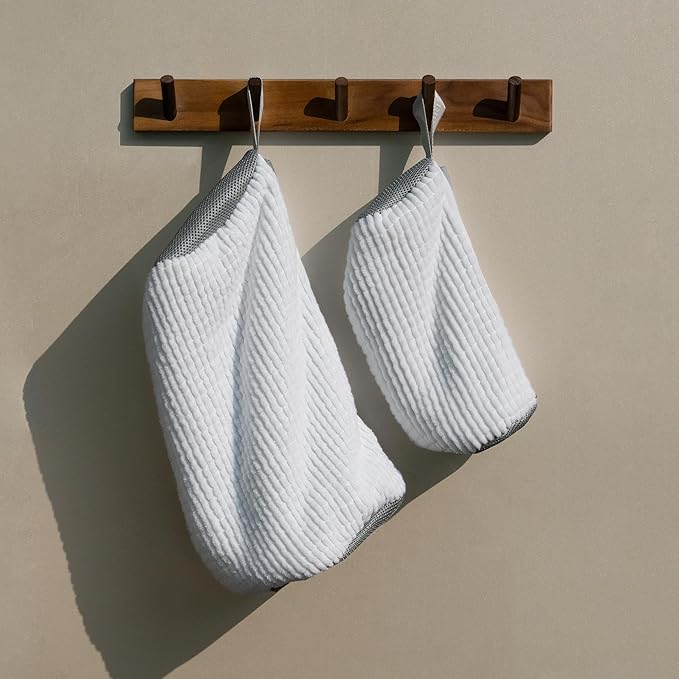 Shoe Washing Machine Bag, 2pcs Cabbirx Laundry Shoe Bag for Washer and Dryer Reusable, 360° Deep Cleaning With Durable Zipper, Washer Balls Include, Small Size for Kids (White, Kids)