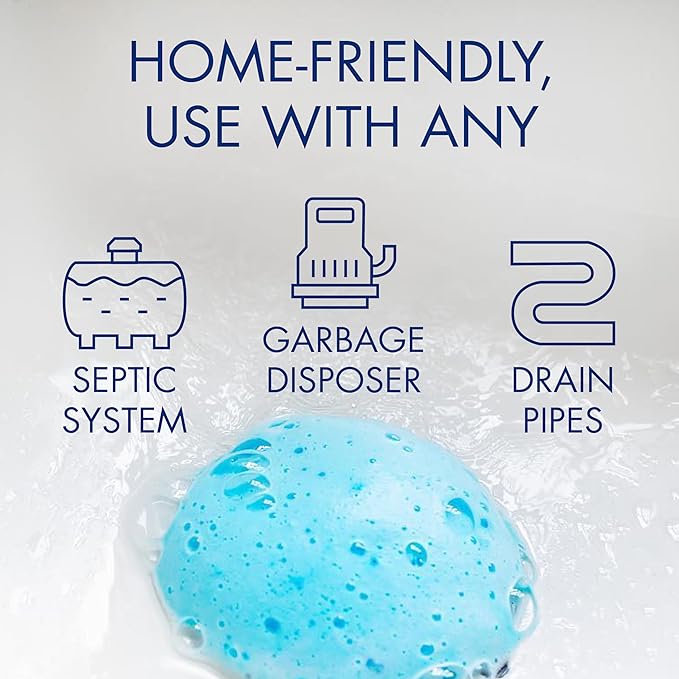 Summit Brands DP06N-PB Disposer Care Garbage Disposal Cleaner
