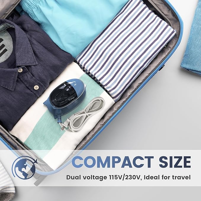 BEAUTURAL Fabric Shaver and Travel Mini Steam Iron